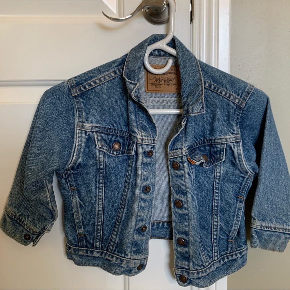 Vintage kids Levi’s jean jacket 4